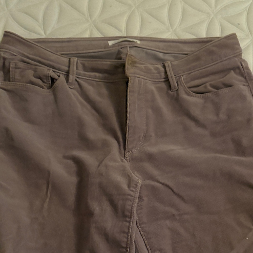 LOFT Corduroy Pants in Dusty Purple
